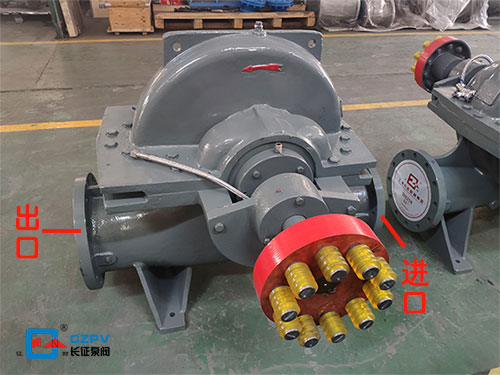 雙吸泵進出口區(qū)分圖 雙吸泵進出口區(qū)分圖